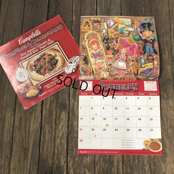 画像2: Vintage Campbell Soup Kid Calendar 1999 (T073)