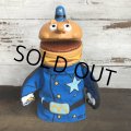 Vintage McDonalds Officer Big Mac Hand Puppet Doll (T065)