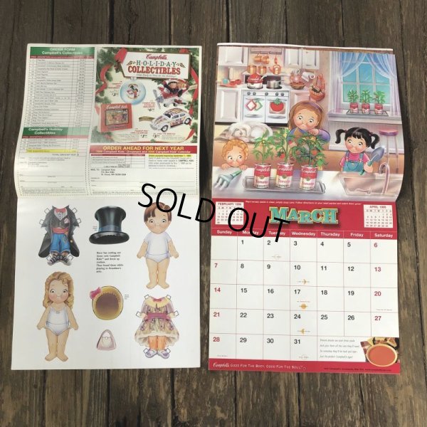 画像3: Vintage Campbell Soup Kid Calendar 1999 (T073)