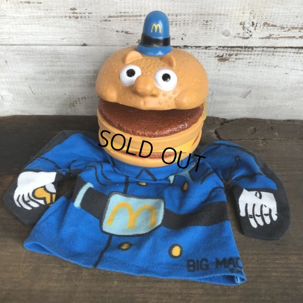 画像5: Vintage McDonalds Officer Big Mac Hand Puppet Doll (T065)