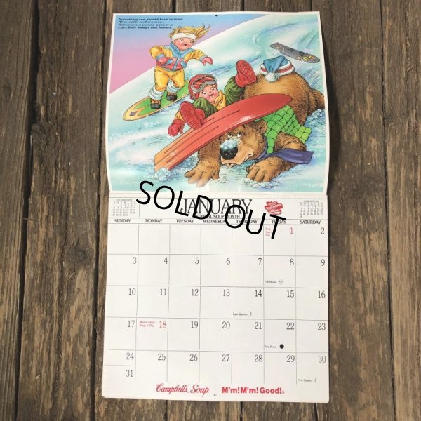 画像4: Vintage Campbell Soup Kid Calendar 1993 (T067)