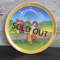 Vintage 1977 McDonalds Plastic Plate ...Cold April Showers! (T097) 