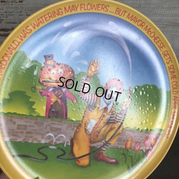 画像5: Vintage 1977 McDonalds Plastic Plate ...Cold April Showers! (T097)