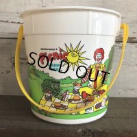 Vintage 1986 McDonalds Picnic Happy Pail (T090)