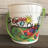 Vintage 1986 McDonalds Vacation Happy Pail (T091)