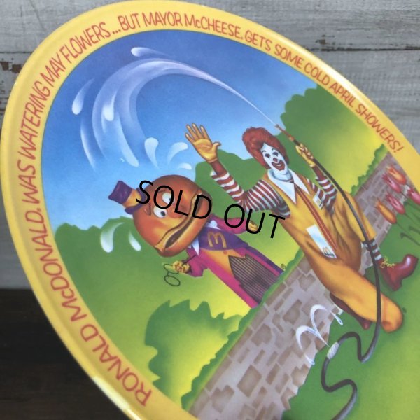 画像4: Vintage 1977 McDonalds Plastic Plate ...Cold April Showers! (T097)