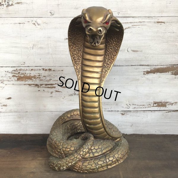 画像10: Vintage 1960s UNIVERSAL STATUARY Gold King Cobra 16' Statue Gold (T100)