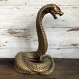 画像2: Vintage 1960s UNIVERSAL STATUARY Gold King Cobra 16' Statue Gold (T100) (2)