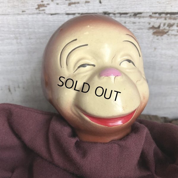 画像8: Vintage Monkey hund Puppet  Doll Composition (T099)