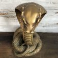 画像9: Vintage 1960s UNIVERSAL STATUARY Gold King Cobra 16' Statue Gold (T100)