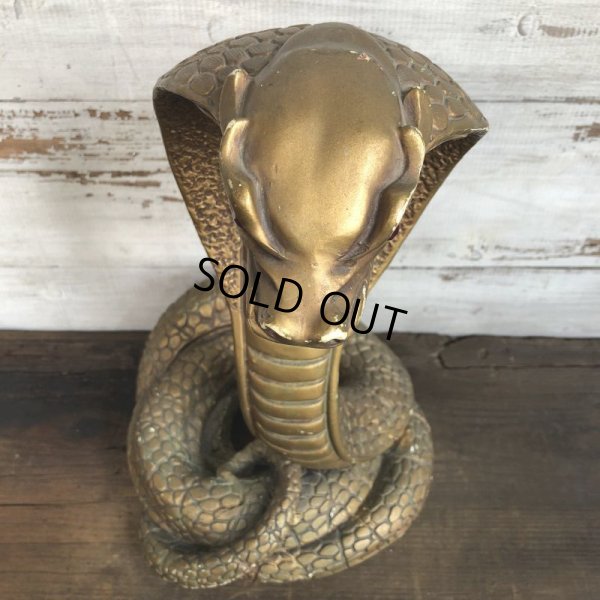 画像9: Vintage 1960s UNIVERSAL STATUARY Gold King Cobra 16' Statue Gold (T100)