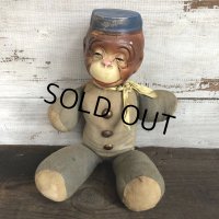 Vintage 1930s Monkey Bellhop Doll Composition (MA503)