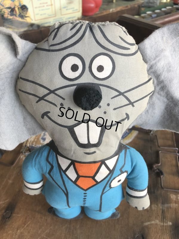 画像5: Vintage Suit Mouse Motif Pillow Rag Doll (T0109)