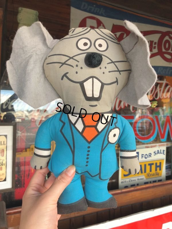 画像6: Vintage Suit Mouse Motif Pillow Rag Doll (T0109)