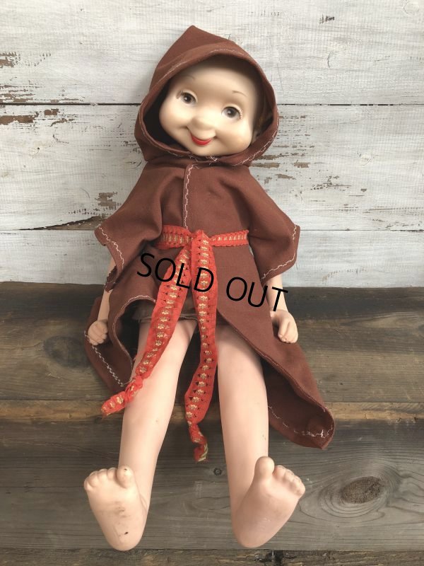 画像10: Vintage 1960s Wimsie Doll Monk (T130)