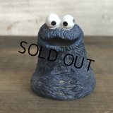Vintage 1970s Sesame Street Finger Puppet COOKIE MONSTER (T120)