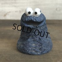 Vintage 1970s Sesame Street Finger Puppet COOKIE MONSTER (T120)