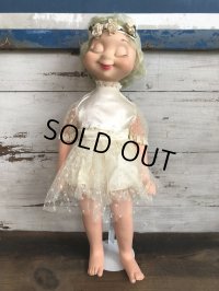 Vintage 1960s Wimsie Doll Bessie The Blushing Bride (T129)
