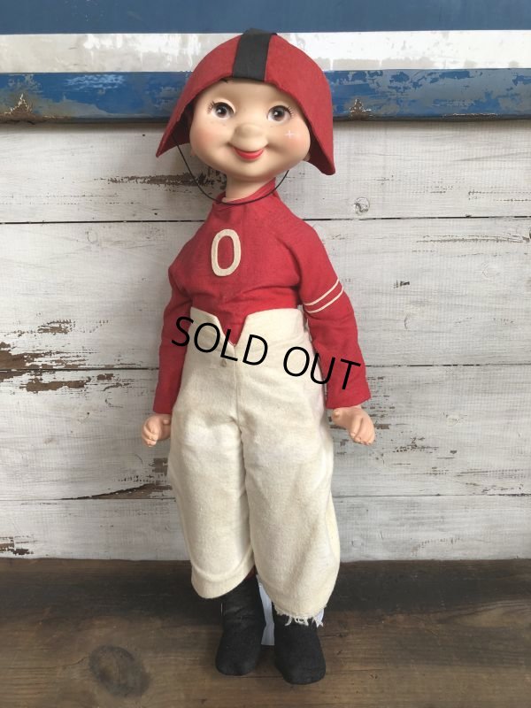 画像1: Vintage 1960s Wimsie Doll Zero The Football Player (T131)