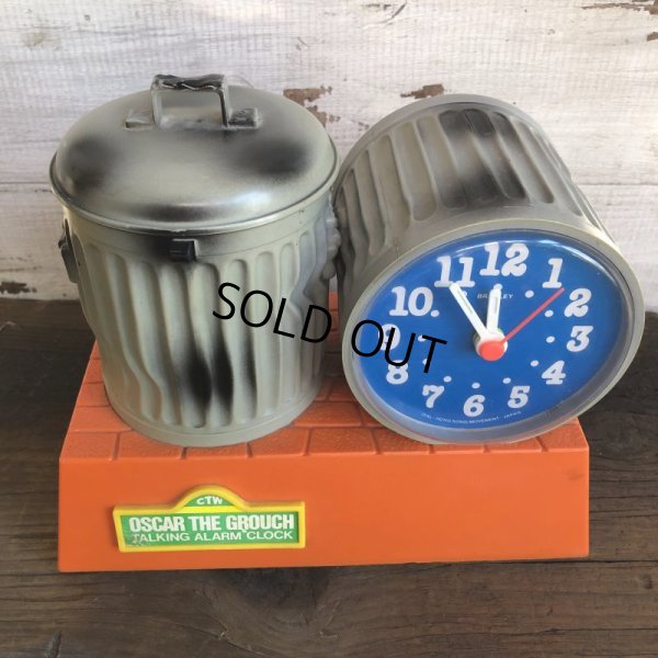 画像6: Vintage 1970s Sesame Street Talking Alarm Clock OSCAR  (T122)