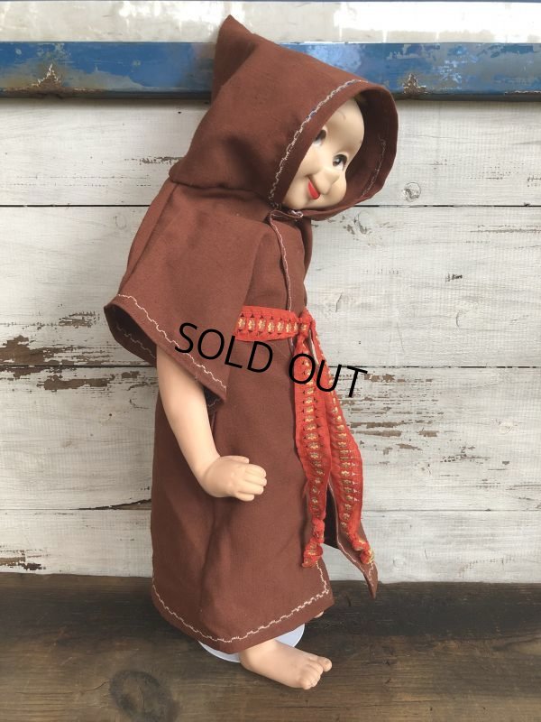 画像2: Vintage 1960s Wimsie Doll Monk (T130)