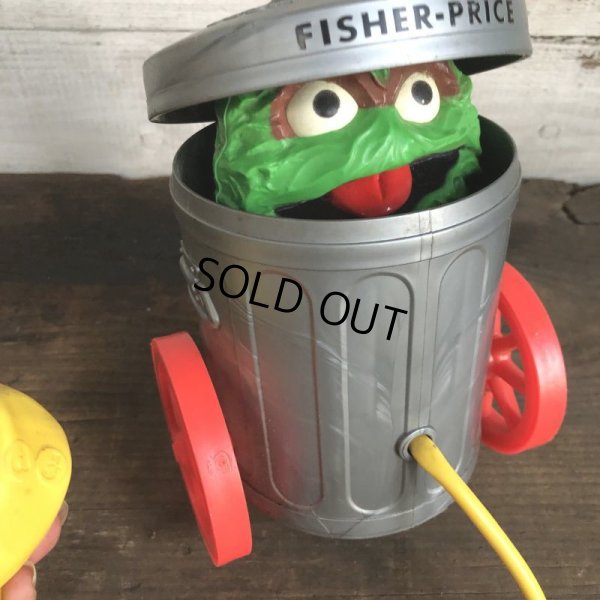 画像8: Vintage 1970s Sesame Street Pop Up Trash Can OSCAR  (T123)