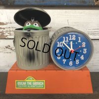 Vintage 1970s Sesame Street Talking Alarm Clock OSCAR  (T122)