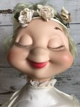 画像8: Vintage 1960s Wimsie Doll Bessie The Blushing Bride (T129)