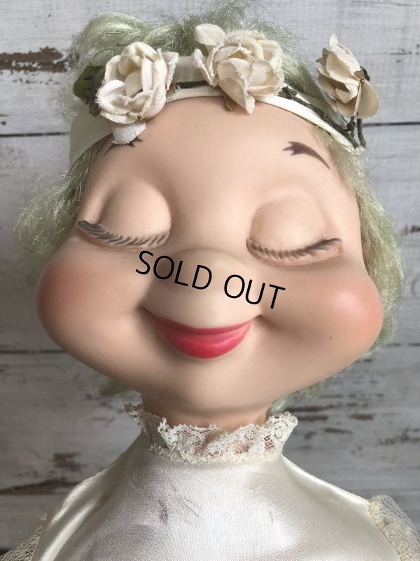 画像8: Vintage 1960s Wimsie Doll Bessie The Blushing Bride (T129)