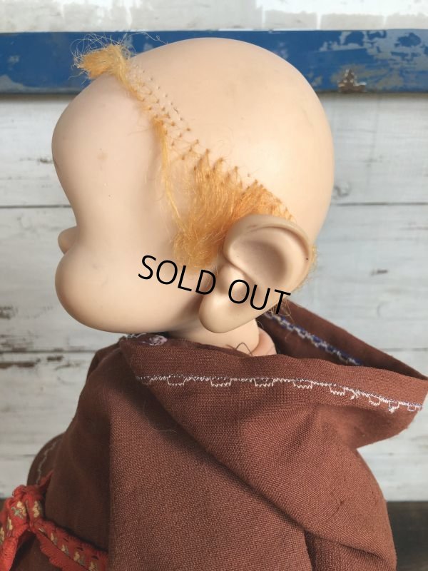 画像8: Vintage 1960s Wimsie Doll Monk (T130)