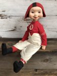 画像10: Vintage 1960s Wimsie Doll Zero The Football Player (T131)