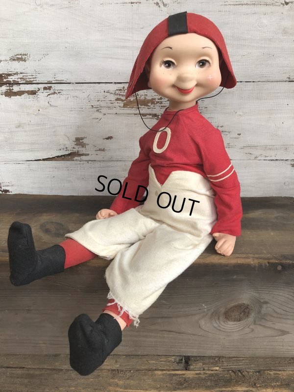 画像10: Vintage 1960s Wimsie Doll Zero The Football Player (T131)