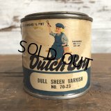 Vintage Dutch Boy Paint Dull Sheen Varnish Can (T137)