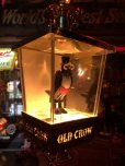 画像2: Vintage Old Crow Bourbon Whisky BAR Wall Lamp Sign (T136) (2)