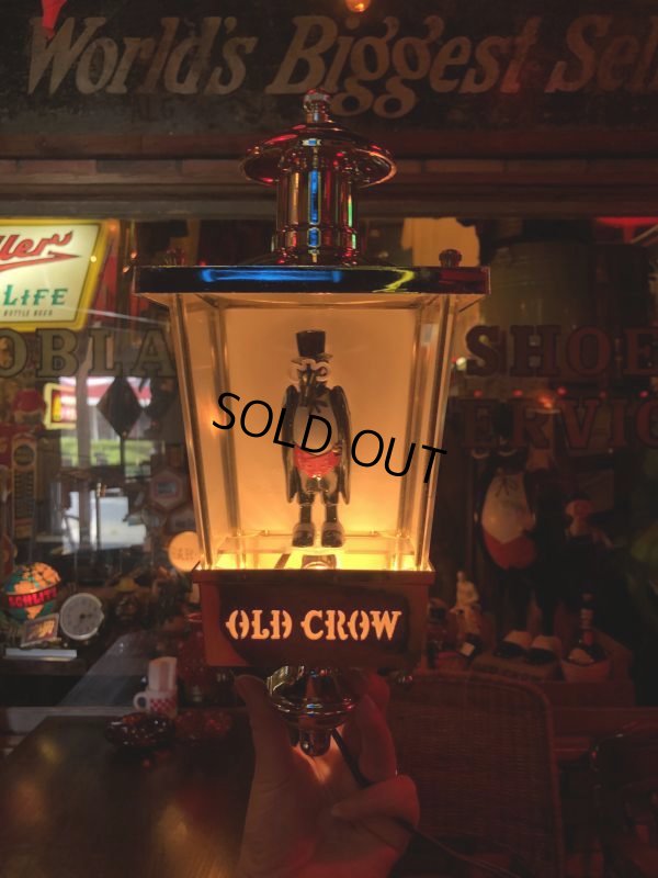 画像5: Vintage Old Crow Bourbon Whisky BAR Wall Lamp Sign (T136)