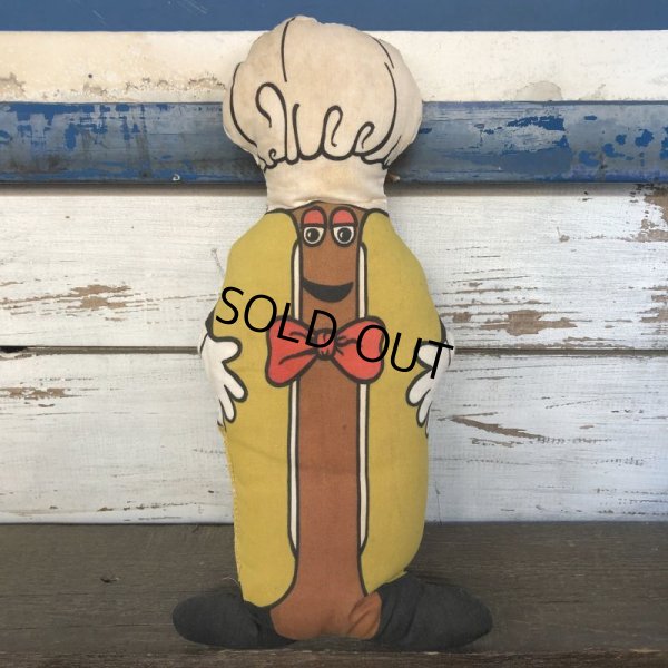 画像1: Vintage Kahn's Hot Dog Pillow Doll (T136)