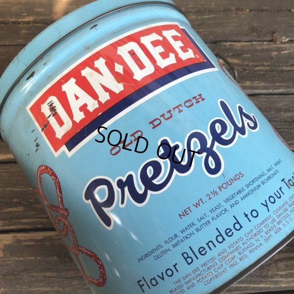 画像10: Vintage DAN DEE Pretzel 2 1/2 Pounds Tin Can (T140)