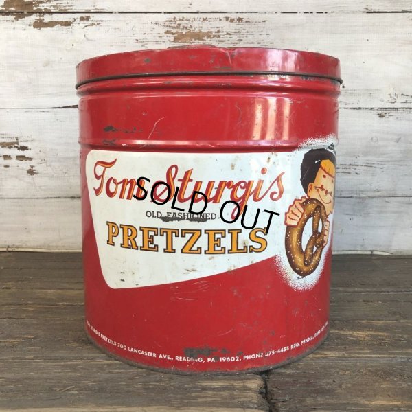 画像4: Vintage Pretzel Tin Tom Sturgis Large (T142)