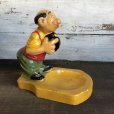 画像2: Vintage Plaster Chalkware Ashtray GUTTER GUS (T137) (2)