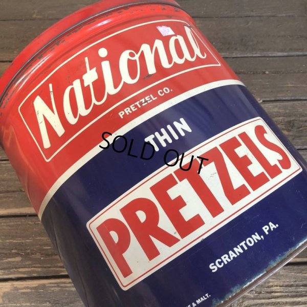 画像7: Vintage National Pretzel 4 1/2 lbs Tin Can (T139)