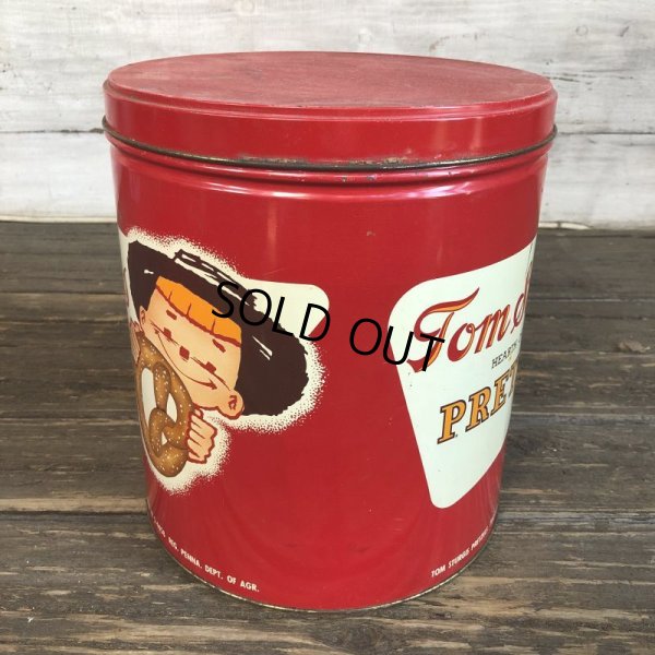 画像6: Vintage Pretzel Tin Tom Sturgis Small (T143)