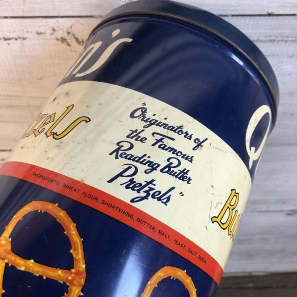 画像10: Vintage Quinlan's Burter Pretzel 12OZ Tin Can (T141)