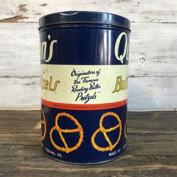 画像4: Vintage Quinlan's Burter Pretzel 12OZ Tin Can (T141)