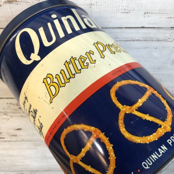 画像8: Vintage Quinlan's Burter Pretzel 12OZ Tin Can (T141)