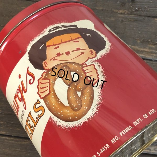 画像10: Vintage Pretzel Tin Tom Sturgis Small (T143)