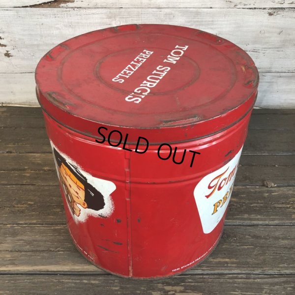 画像5: Vintage Pretzel Tin Tom Sturgis Large (T142)