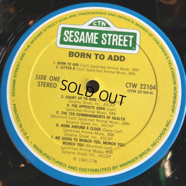 画像3: Vintage LP Sesame Street Born To Add (T151)