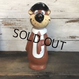 60s Vintage Yogi Bear Big Size Bank 35cm (T146)