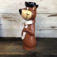 画像2: 60s Vintage Yogi Bear Big Size Bank 35cm (T146) (2)