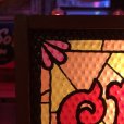 画像8: Vintage Saloon Lighted Stained Glass Bar Sign (T160)